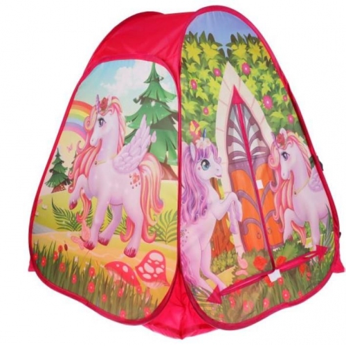 Купить Играем вместе. Палатка "Единороги" детская игровая в сумке 81х90х81см, арт. GFA-UC0 в интернет-магазине Ravta – самая низкая цена