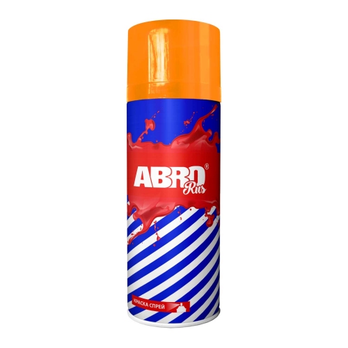 Купить Краска-спрей акриловая № 1006 оранжевая флуоресцентная ABRO RUS в интернет-магазине Ravta – самая низкая цена