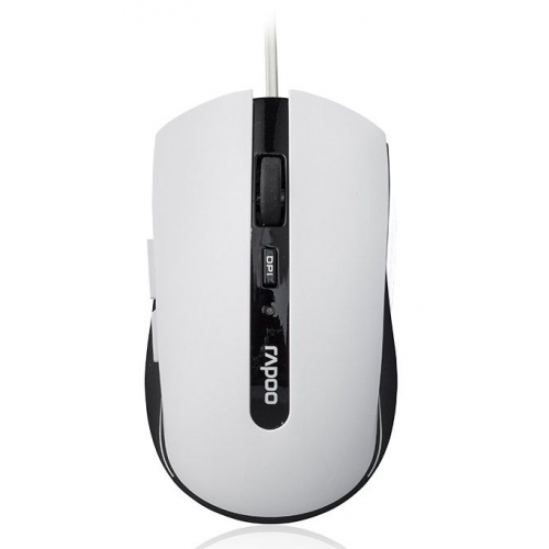 Купить Мышь Rapoo N3600 белый/черный оптическая (2000dpi) в интернет-магазине Ravta – самая низкая цена
