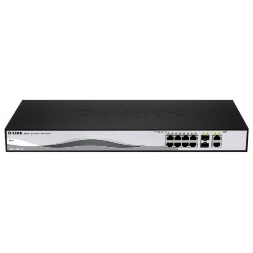 Купить Коммутатор D-Link DES-1210-10/ME WEB Smart III  8 ports 10/100Mbps and 2 Combo 10/100/1000BASE-T/SFP в интернет-магазине Ravta – самая низкая цена