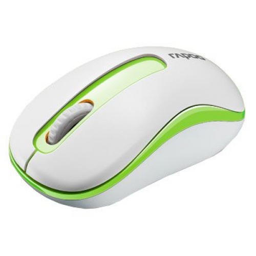 Купить Мышь Rapoo M10 White-Green USB в интернет-магазине Ravta – самая низкая цена
