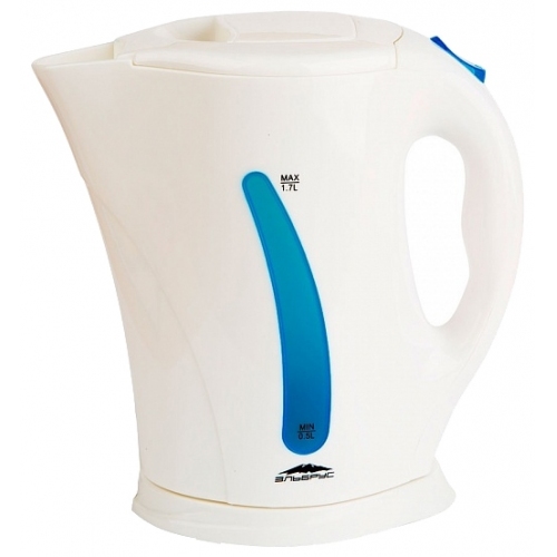 Купить Чайник Эльбрус-2 белый с синим 1,7л 2200 вт в интернет-магазине Ravta – самая низкая цена