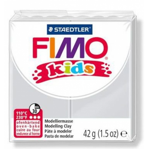 Купить FIMO kids Полимерная глина для детей "Светло-серая" ПОШТУЧНО 42 гр. арт.8030-80 в интернет-магазине Ravta – самая низкая цена