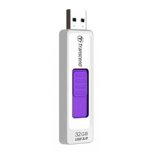 Купить Флеш диск USB Transcend 32Gb Jetflash 770 TS32GJF770 USB3.0 белый/фиолетовый в интернет-магазине Ravta – самая низкая цена