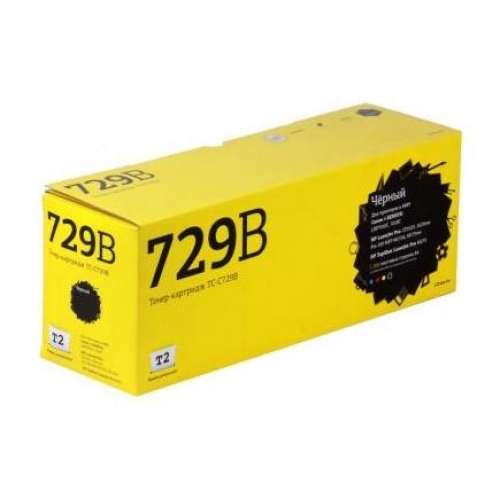 Купить Тонер картридж T2 TC-C729B для Canon i-SENSYS LBP7010C/HP LJ Pro CP1025 (1200 стр.) Черный, с чипом в интернет-магазине Ravta – самая низкая цена