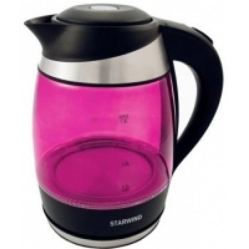 Купить Чайник Starwind SKG 2214 розовый (стекло) в интернет-магазине Ravta – самая низкая цена