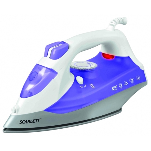 Купить Утюг Scarlett SC-SI30K02 (белый с фиолетовым) в интернет-магазине Ravta – самая низкая цена