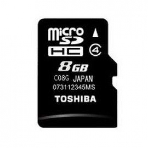 Купить Карта памяти Toshiba microSDHC 8Gb Class4 (SD-C08GJ(6) без адаптера в интернет-магазине Ravta – самая низкая цена