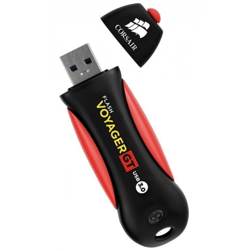 Купить Флеш диск USB Corsair Voyager 128Gb (GT CMFVYGT3B-128GB) USB3.0 черный/красный в интернет-магазине Ravta – самая низкая цена