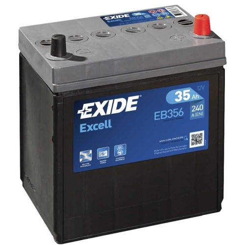 Купить Мото аккумулятор EXIDE EB356 35Ah 240A в интернет-магазине Ravta – самая низкая цена