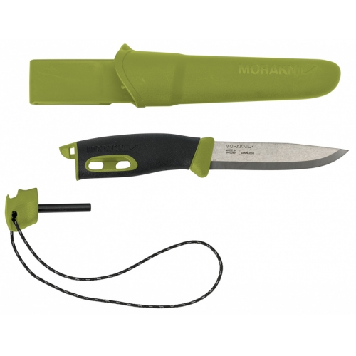 Купить Нож Morakniv Companion Spark (S) Green в интернет-магазине Ravta – самая низкая цена
