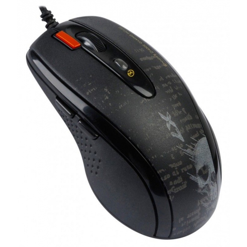 Купить Мышь A4 V-Track F5 черный/рисунок лазерная (3000dpi) в интернет-магазине Ravta – самая низкая цена