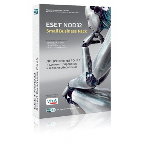 Купить ПО Антивирус ESET NOD32 SMALL Business Pack newsale for 10 user, BOX в интернет-магазине Ravta – самая низкая цена