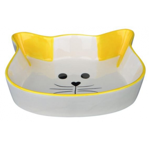 Купить Миска керамич. д/кошки Cat Face, 0,25 л, диам. 12 см, в ассорт. в интернет-магазине Ravta – самая низкая цена