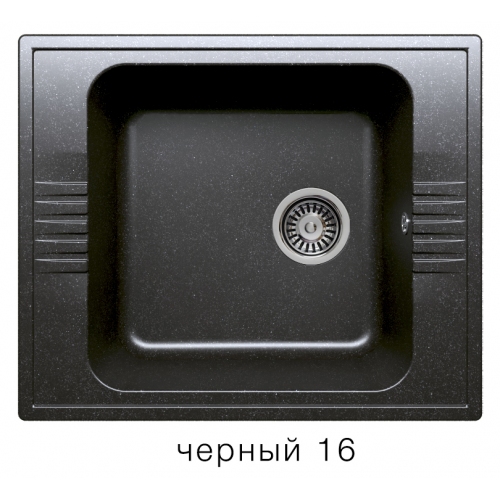 Купить Мойка для кухни под мрамор Полигран-М F 20 (черный, цвет №16) в интернет-магазине Ravta – самая низкая цена