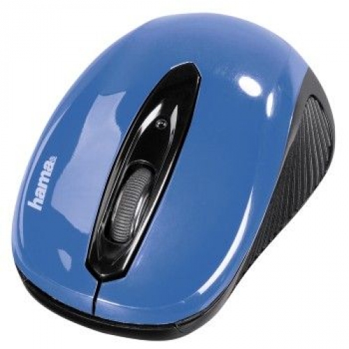 Купить Мышь Hama АМ-7300 голубой оптическая (1000dpi) беспроводная USB для ноутбука (3but) в интернет-магазине Ravta – самая низкая цена