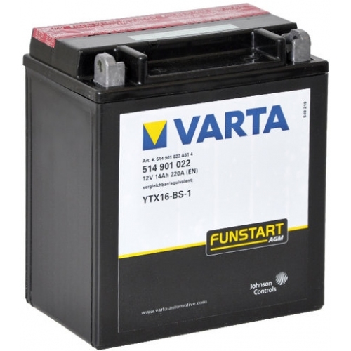 Купить Аккумулятор VARTA AGM 514901022 14Ah 210A в интернет-магазине Ravta – самая низкая цена