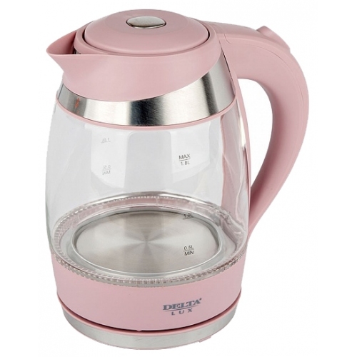 Купить Чайник DELTA  DL-1012 розовый в интернет-магазине Ravta – самая низкая цена