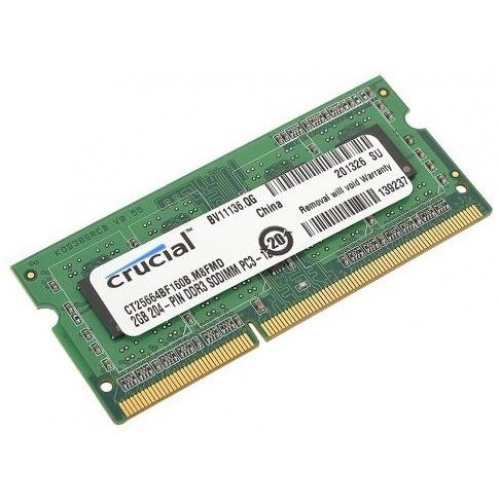 Купить Память SO-DDR3 2Gb 1600MHz Crucial (CT25664BF160B) RTL в интернет-магазине Ravta – самая низкая цена