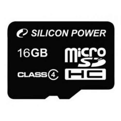 Купить Флеш карта microSDHC 16Gb Class4 Silicon Power SP016GBSTH004V10-SP + adapter в интернет-магазине Ravta – самая низкая цена