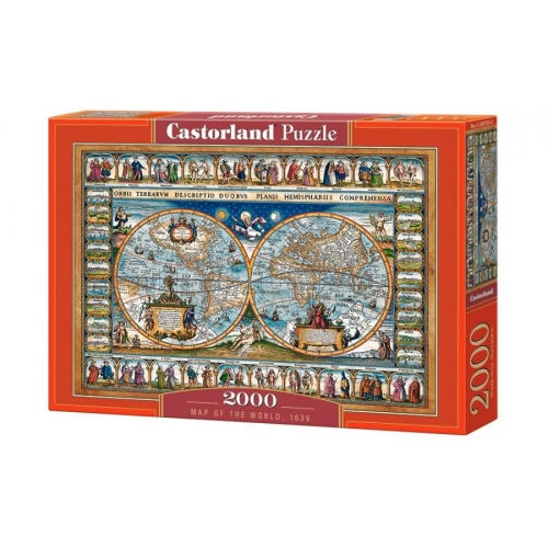 Купить Castorland. Пазл 2000 арт.C-200733 "Карта мира 1639 год" в интернет-магазине Ravta – самая низкая цена