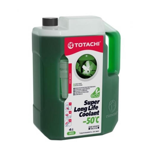 Купить Охлаждающая жидкость TOTACHI SUPER LLC GREEN -50C 4л. в интернет-магазине Ravta – самая низкая цена