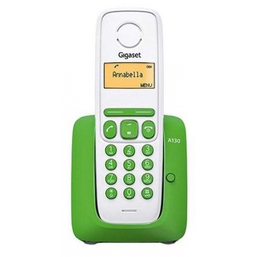 Купить Телефон DECT Gigaset A130 GREEN (белый/зеленый) в интернет-магазине Ravta – самая низкая цена