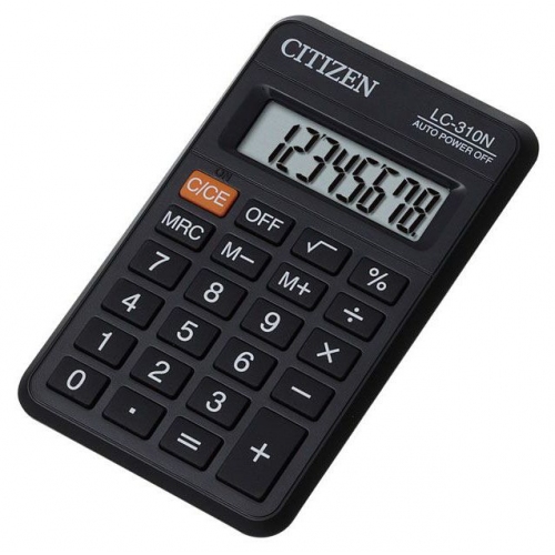 Купить Калькулятор Citizen LC-310N (черный) в интернет-магазине Ravta – самая низкая цена