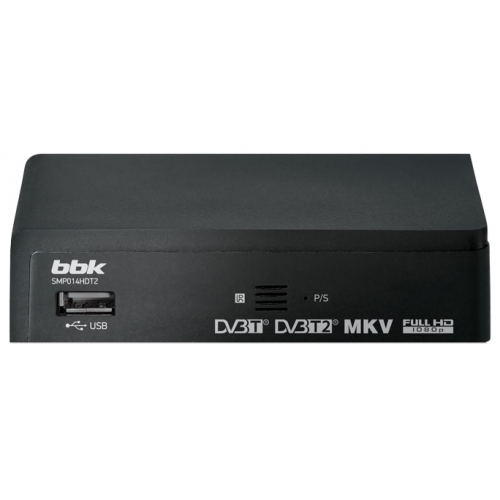 Купить Цифровой ресивер DVB-T2 BBK SMP014HDT2 темно-серый в интернет-магазине Ravta – самая низкая цена