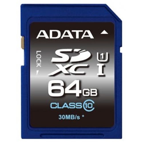 Купить Флеш карта SDXC 64Gb Class10 A-Data ASDX64GUICL10-R в интернет-магазине Ravta – самая низкая цена