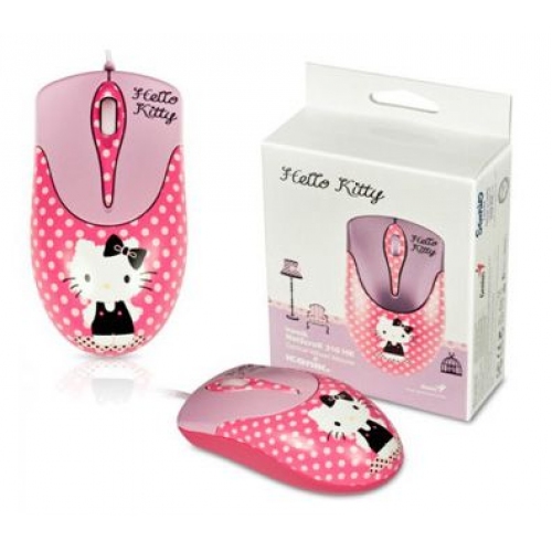Купить Мышь Genius NetScroll 310 Hello Kitty розовый/рисунок оптическая (800dpi) в интернет-магазине Ravta – самая низкая цена