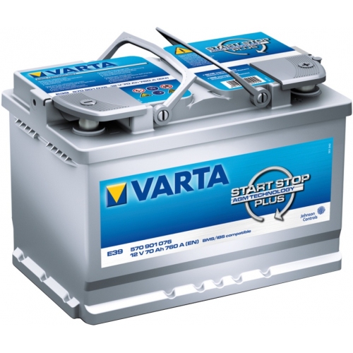 Купить Аккумулятор Varta EXIDE Start-Stop 570901076 70Ah 760A в интернет-магазине Ravta – самая низкая цена