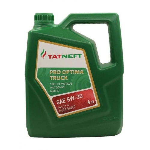 Купить Моторное масло TATNEFT Pro Optima Truck 5W-30 4л в интернет-магазине Ravta – самая низкая цена