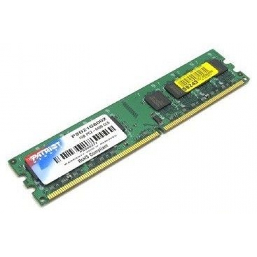 Купить Память DIMM DDR2 2Gb 800MHz Patriot (PSD22G80026) unbuffered Ret в интернет-магазине Ravta – самая низкая цена
