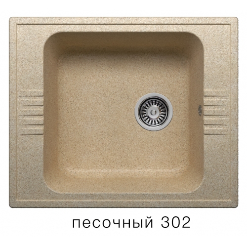 Купить Мойка для кухни под мрамор Полигран-М F 20 (песок, цвет №302) в интернет-магазине Ravta – самая низкая цена