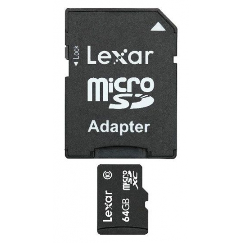 Купить Карта памяти Lexar microSDXC 64Gb Class10 (LSDMI64GABEUC10A) в интернет-магазине Ravta – самая низкая цена