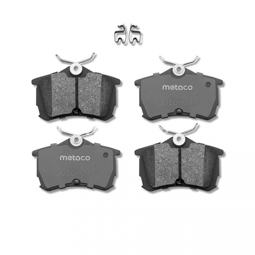 Купить 3010-047 METACO Колодки тормозные задние дисковые к-кт в интернет-магазине Ravta – самая низкая цена