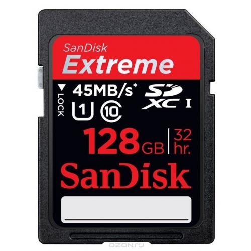 Купить Карта памяти Sandisk SDXC 128Gb Class10 UHS-I (SDSDXN-128G-G46 HD Video) в интернет-магазине Ravta – самая низкая цена