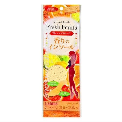 Купить 015796 Стельки дезодорирующие с запахом фруктов для женщин, 21-26 см в интернет-магазине Ravta – самая низкая цена