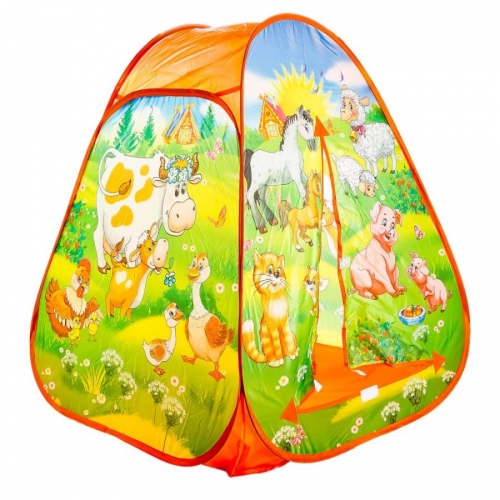 Купить Играем вместе. Палатка "Веселая ферма" 81x91x81см, в сумке арт.GFA-FARM01-R в интернет-магазине Ravta – самая низкая цена
