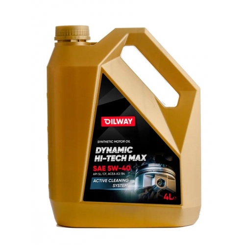 Купить Масло моторное OilWay Dynamic Hi-Tech Max 5W-40 4л в интернет-магазине Ravta – самая низкая цена