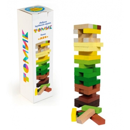 Купить Логический игровой набор. Томик Башня "Лес" арт.1-96  54 дет. в интернет-магазине Ravta – самая низкая цена