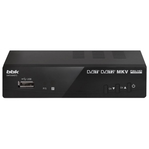 Купить Ресивер DVB-T2 BBK SMP240HDT2 чёрный в интернет-магазине Ravta – самая низкая цена