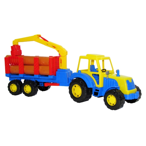 Купить Полесье. Трактор "Алтай" с полуприцепом-лесовоз  арт.35370 /6 в интернет-магазине Ravta – самая низкая цена