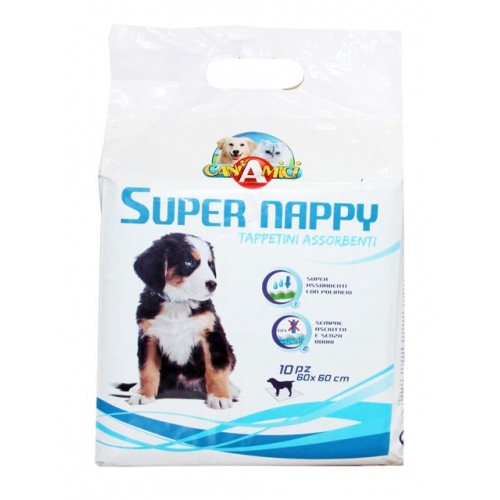 Купить Пелёнка гигиенич. д/собак Super Nappy, 60х90 см, 10 шт в интернет-магазине Ravta – самая низкая цена