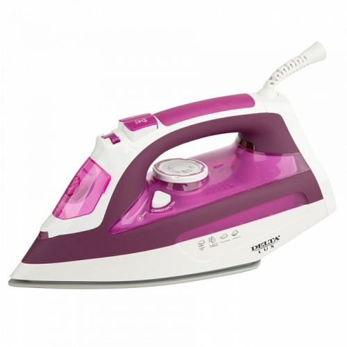 Купить Утюг DELTA LUX DL-806 белый с фиолетовым в интернет-магазине Ravta – самая низкая цена
