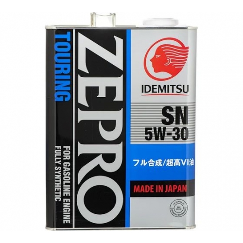 Купить Моторное масло для легковых автомобилей IDEMITSU ZEPRO TOURING FS API SP 5W-30 (4л) в интернет-магазине Ravta – самая низкая цена