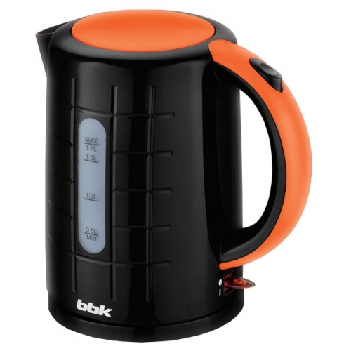 Купить Чайник BBK EK1703P черный/оранжевый в интернет-магазине Ravta – самая низкая цена