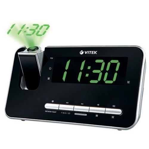 Купить Радиочасы VITEK VT-6605 (BK) в интернет-магазине Ravta – самая низкая цена