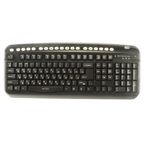 Купить Клавиатура Oklick 320M черн ммедиа (PS/2+USB)+ USB порт в интернет-магазине Ravta – самая низкая цена